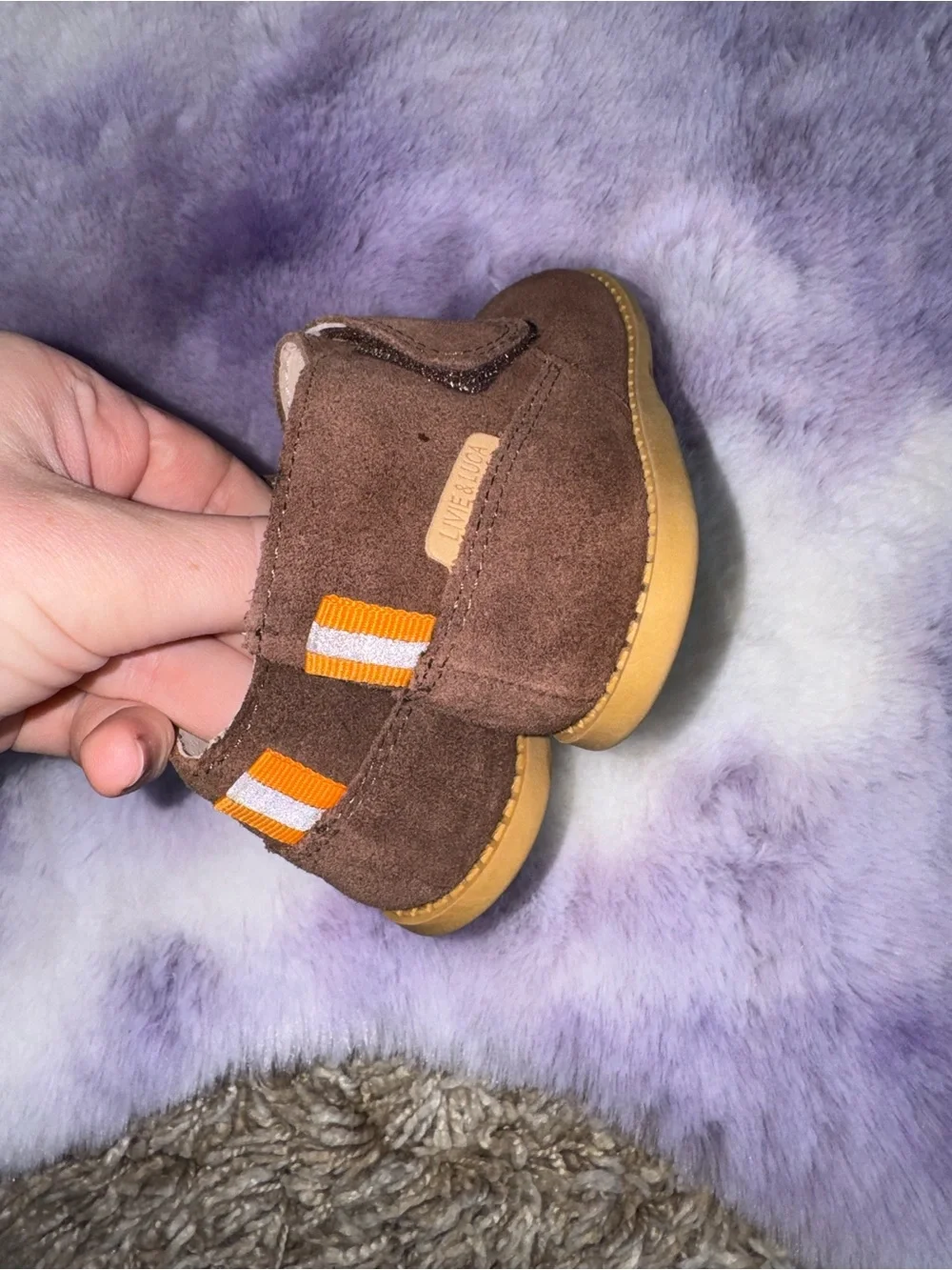 Livie & Luca Brown Suede Leather Boots